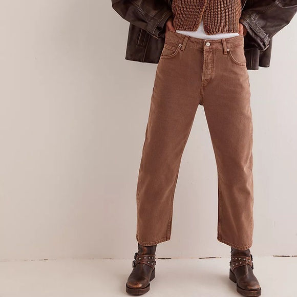 We The Free Deep Trance Dropped Boyfriend Jeans, Size 31 - Picture 5 of 12